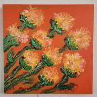 Orange Blossoms 20x20"