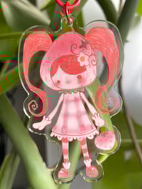 Image 1 of Sweet Strawberry Acrylic keychain
