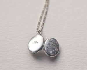 Image of *SALE - WAS £185* hand engraved silver locket