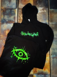 Image 1 of Sweat noir à capuche  non zippé 