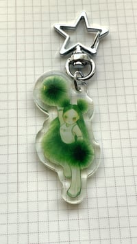 Image 3 of Moss Cheerleader Acrylic Keychain 