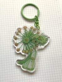 Image 4 of Bacteria Dandelion Girl Acrylic keychain 