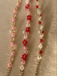 Image 1 of Galentines flower bracelets 