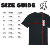 Image 2 of FIL! FIL! FIL! TEE - BLACK