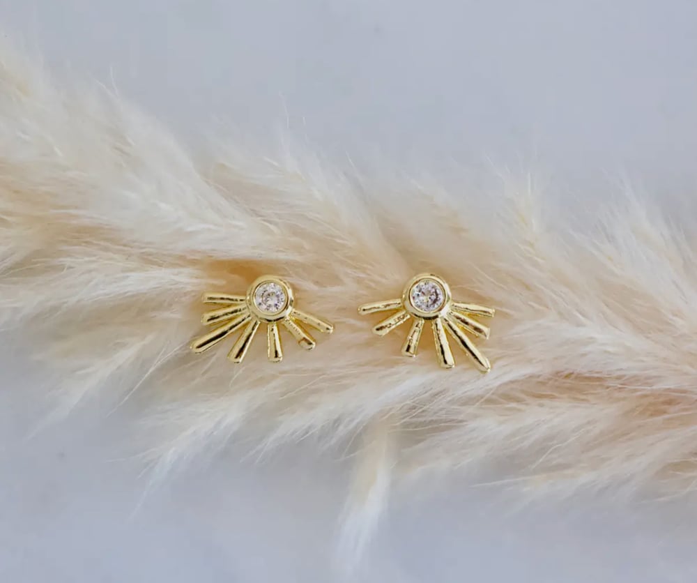 Image of Starburst Stud Earring