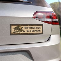 Image 3 of My Other Ride Is A Dragon | Bumper Magnet