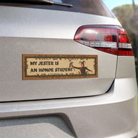 Image 3 of Medieval Jester Honor Student Bumper Sticker