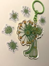 Image 3 of Bacteria Clear sticker set 