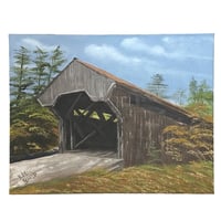 Image 1 of Waterloo Covered Bridge - 20" x 16"