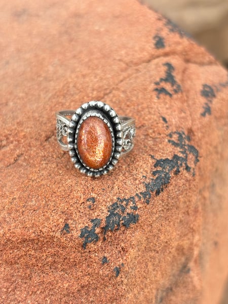 Image of Filigree and Druzy Quartz  RIng 