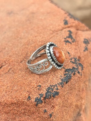 Image of Filigree and Druzy Quartz  RIng 