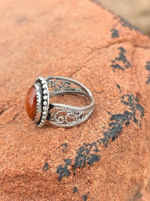 Image of Filigree and Druzy Quartz  RIng 