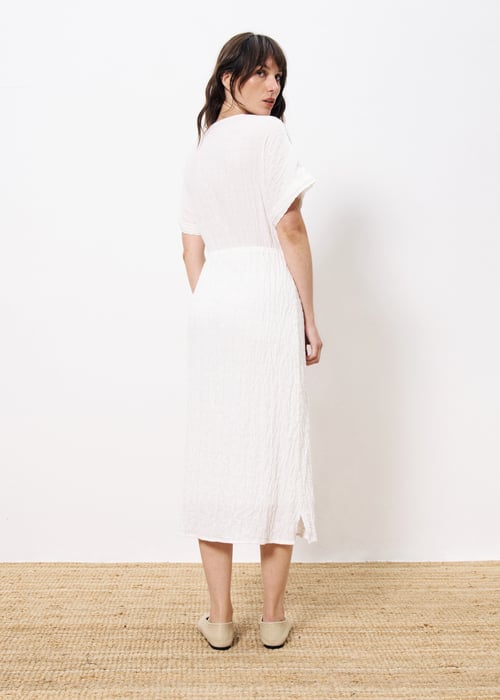 Image of 3-Vestido blanco nudo