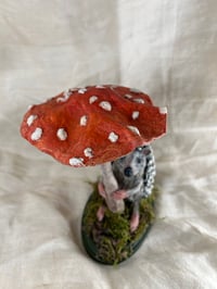 Image 4 of Hedgehog with Mushroom Umbrella
