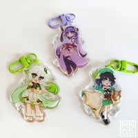 Image 1 of [Clearance] Genshin Impact Archon Stickers and Acrylic Keychains