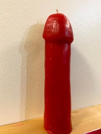 Image 2 of RED PHALLIC LARGE CANDLE 