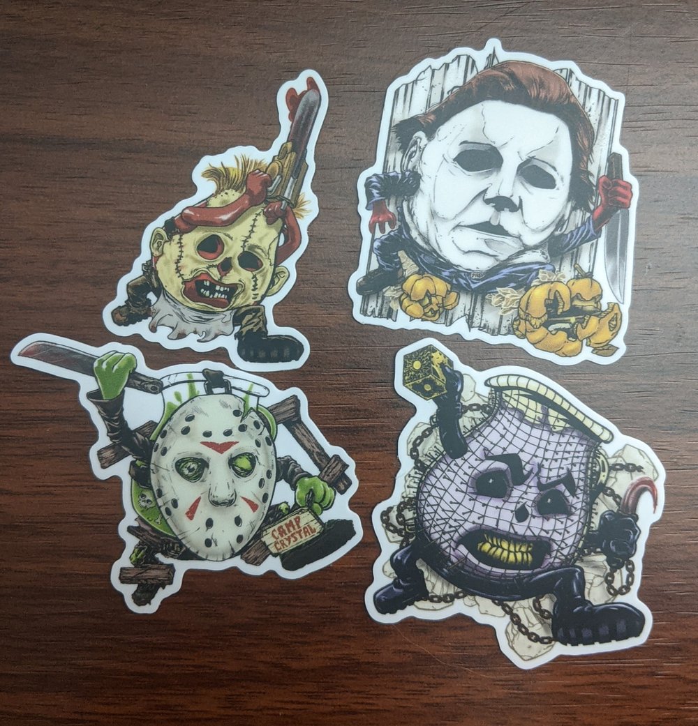 Killer-Aid Series 1 Vinyl sticker set