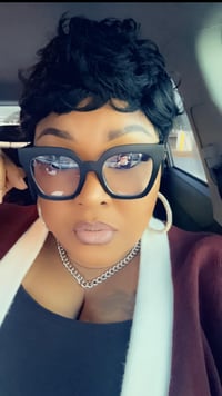 Matte Black Clear Frames