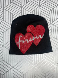 Image 2 of Blingy Heart Beanies  