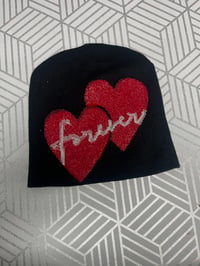 Image 3 of Blingy Heart Beanies  