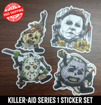 Image 1 of Killer-Aid Series 1 Vinyl sticker set