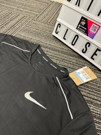 Image 3 of Black Nike Reflective Running T-Shirt