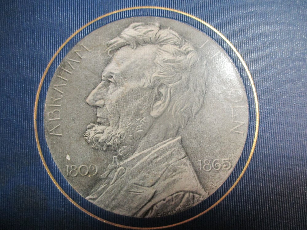 VERY RARE LTD ED BOOK/MEDAL--THE LINCOLN CENTENNIAL