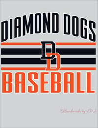 Image 1 of Diamond Dogs Baseball Logo/Line on grey