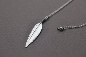 Image of *SALE - was £145* Silver Quill necklace