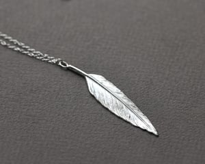 Image of *SALE - was £145* Silver Quill necklace