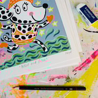 Image 3 of 'Wild and free' Fine art print