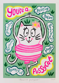 Image 1 of 'Positive pussycat' Fine art print