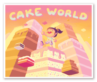 Cake World 8" x 6.7" Print