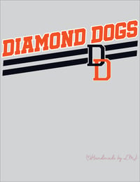 Image 1 of Diamond Dogs Slant Line/Logo on grey