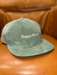 Happy Skate Cord Cap Green