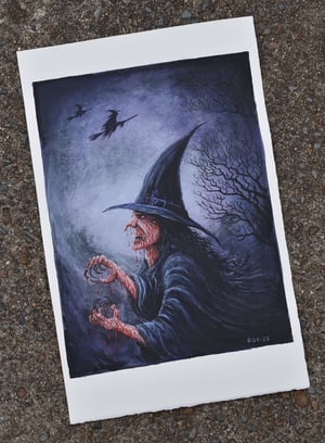 Image of TWISTED WITCH - small original painting 