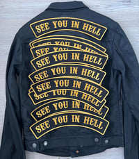 Image 2 of SEE YOU IN HELL -back patch