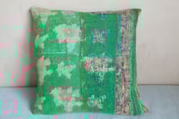 Image 2 of Small Square Kantha Cushion 
