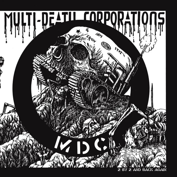 Image of MDC - "Multi Death Corporations" 12" (Crass recs cover)