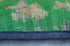 Small Square Green Check Kantha Cushion  Image 4