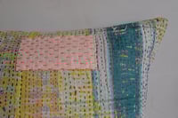 Image 3 of Liberty Patch Multi Kantha Cushion -Large