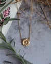 18K Gold Daisy Pendant