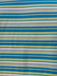 Blue/lime/white stripe - Fabric for 2 pants!