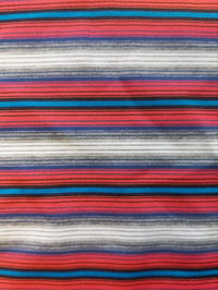 Red/blue stripe - fabric for 1 pair pants!