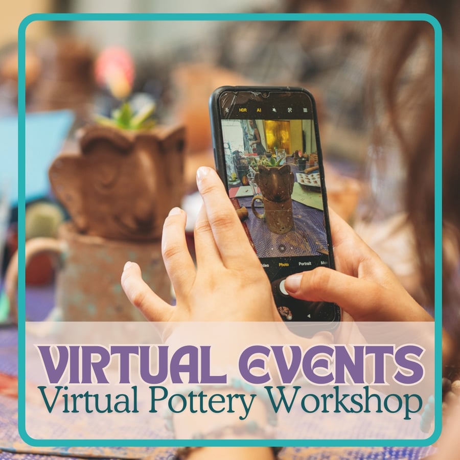 Image of Create & Connect - Book A Virtual Pottery Workshop For Your Team