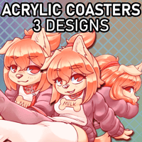 Image 1 of Biscuit - Acrylic Coasters