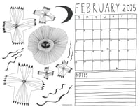 Image 2 of DIGITAL-FEBRUARY 2025 calendar 