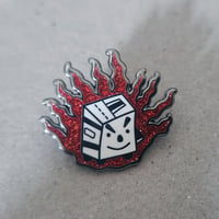 Riso Hell enamel pin