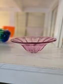 Scalloped Fuschia Bowl