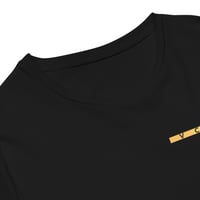 Image 2 of VCS Yellow Designer Luxury Modern Unisex Organic Cotton Graphic Fashion T-Shirt